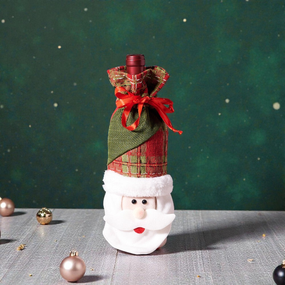 Jolly Santa Wine Bag, Christmas, Wine Gift, wine, wine gift bag delivery, delivery wine gift bag, Christmas wine Canada, Canada Christmas wine, Toronto