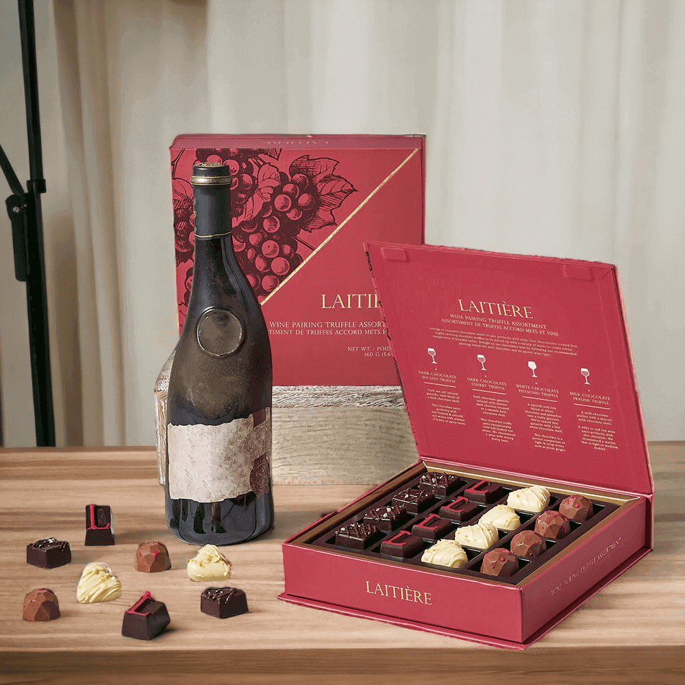 Luxurious Wine & Truffle Gift