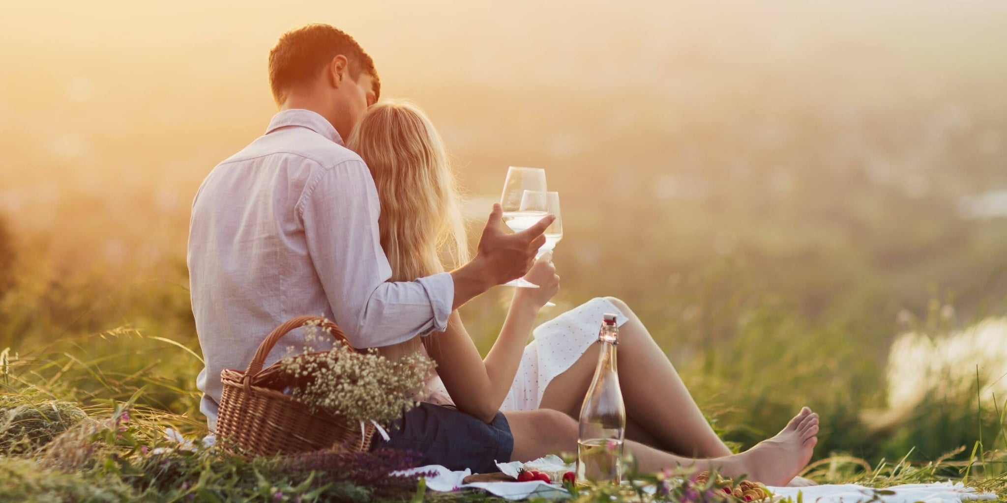 Love & Romance Wine gift Baskets