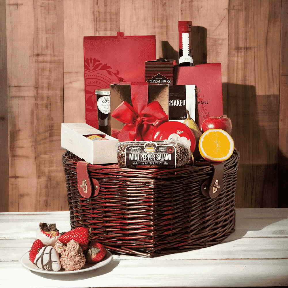 A Lovely Picnic Gift Basket Wine gift baskets Canada delivery US delivery Monthly Sommelier Canada