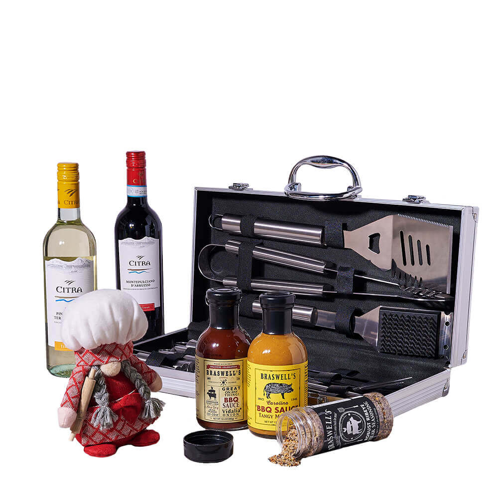 Abruzzo Citra Red & White Wine Grilling Gift, wine gift, wine, grill gift, grill, gourmet gift, gourmet, bbq gift, bbq