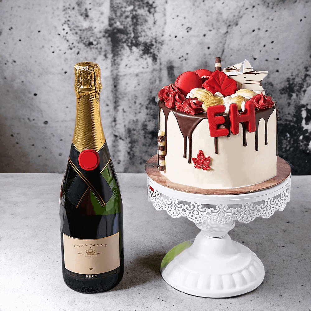 Canada, Eh Cake &amp; Champagne Gift