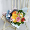 Multi-coloured mixed floral bouquet. Canada Delivery.