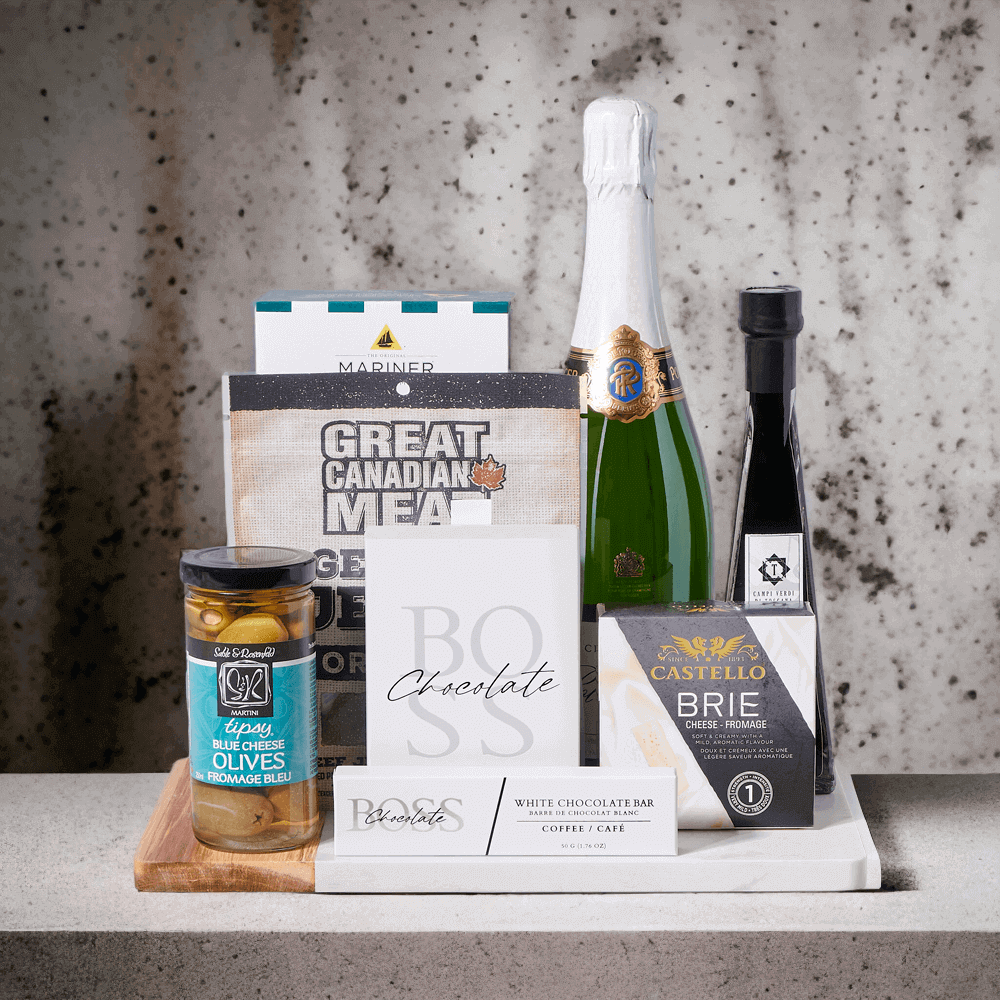 Charmed Champagne & Snack Gift Board