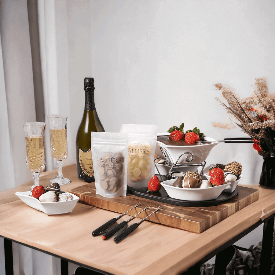 Chocolate Fondue & Champagne Paradise