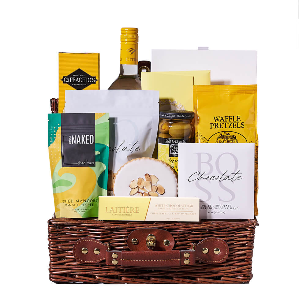 Chocolate Snacking & Abruzzo Citra Pinot Grigio Gift, wine gift, wine, gourmet gift, gourmet, chocolate gift, chocolate