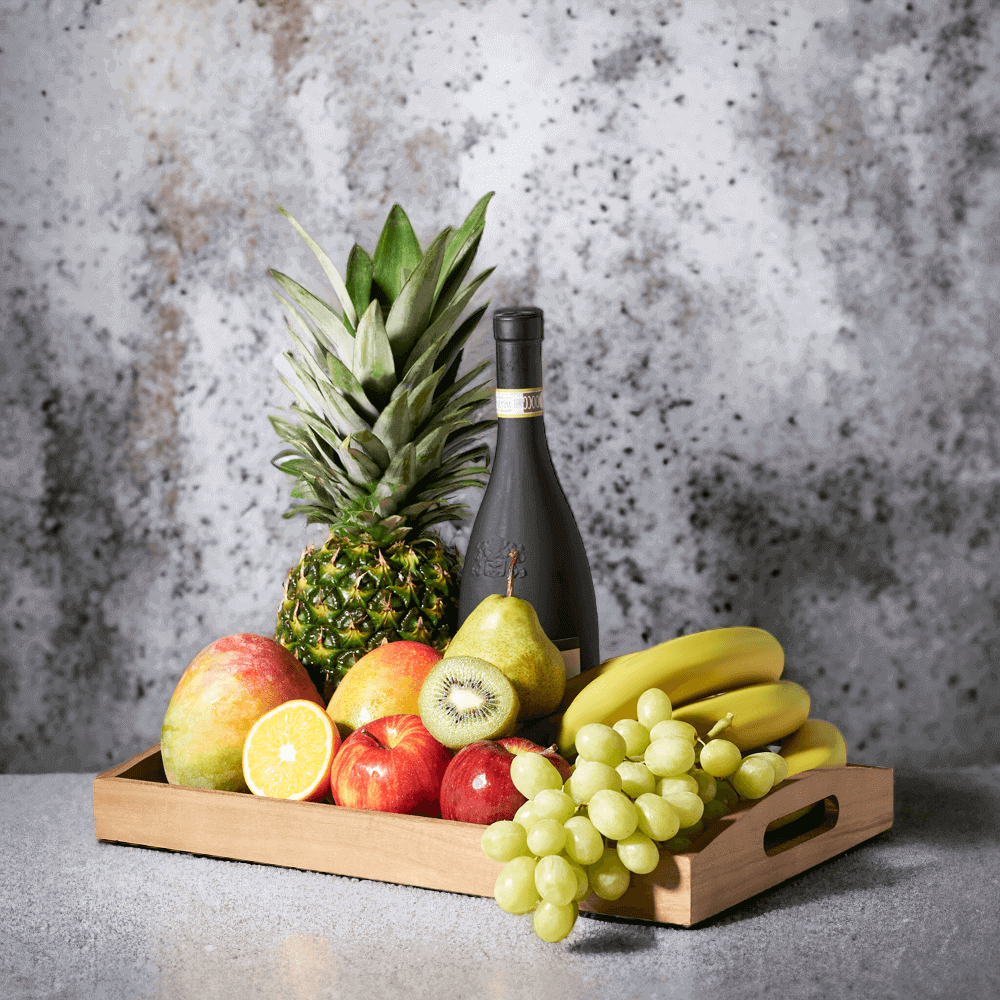 Fruits & Wine Galore Gift Tray