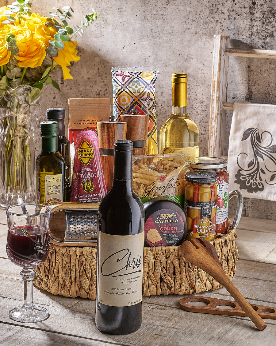 Father's Day wine gift basket