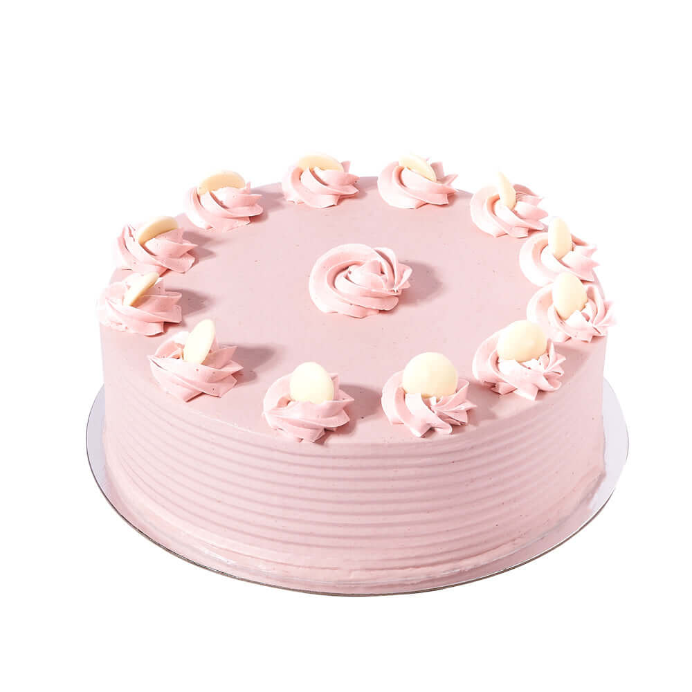Large Strawberry Vanilla Cake - Baked Goods - Cake Gift - Canada Delivery