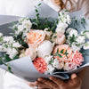 "Muted Pastel Flowers" Experience the best of every season with the Seasonal Flower Subscription from Monthly Sommelier!