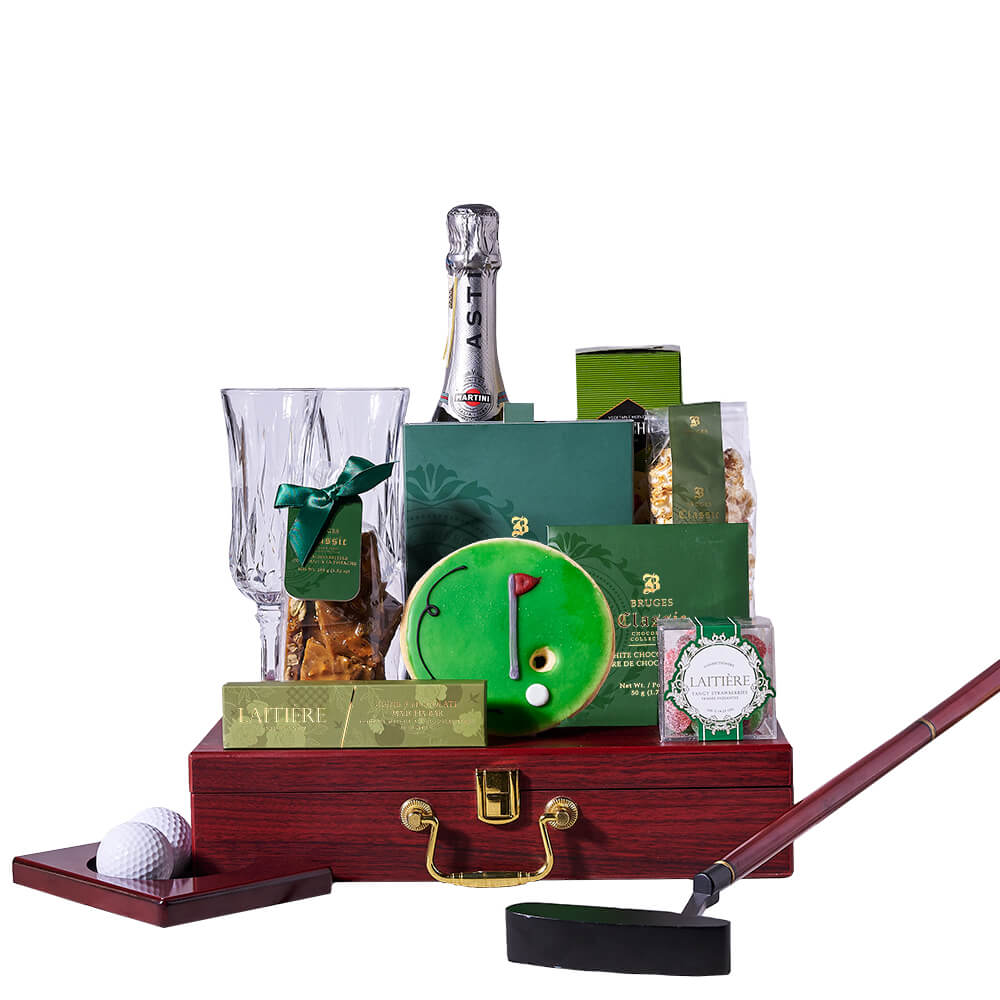 Piedmont Martini Sparkling Wine & Golf Putting Gift, champagne gift, champagne, sparkling wine gift, sparkling wine, gourmet gift, gourmet, sports gift, sports, golf gift, golf