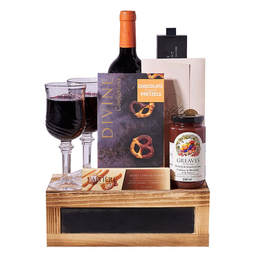 Rioja Campo Viejo Wine & Sweet Gift Set, wine gift, wine, gourmet gift, gourmet, chocolate gift, chocolate