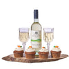 Sicilian Barone Montalto Pinot Grigio & Carrot Cupcake Gift, wine gift, wine, gourmet gift, gourmet, cupcake gift, cupcakes