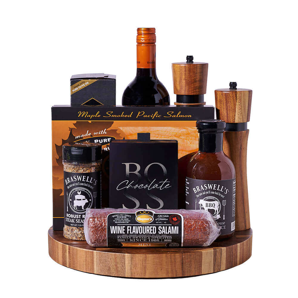 Smoky Aromas & Valencia Toro Bravo Wine Gift, wine gift, wine, gourmet gift, gourmet, bbq gift, bbq, seafood gift, seafood