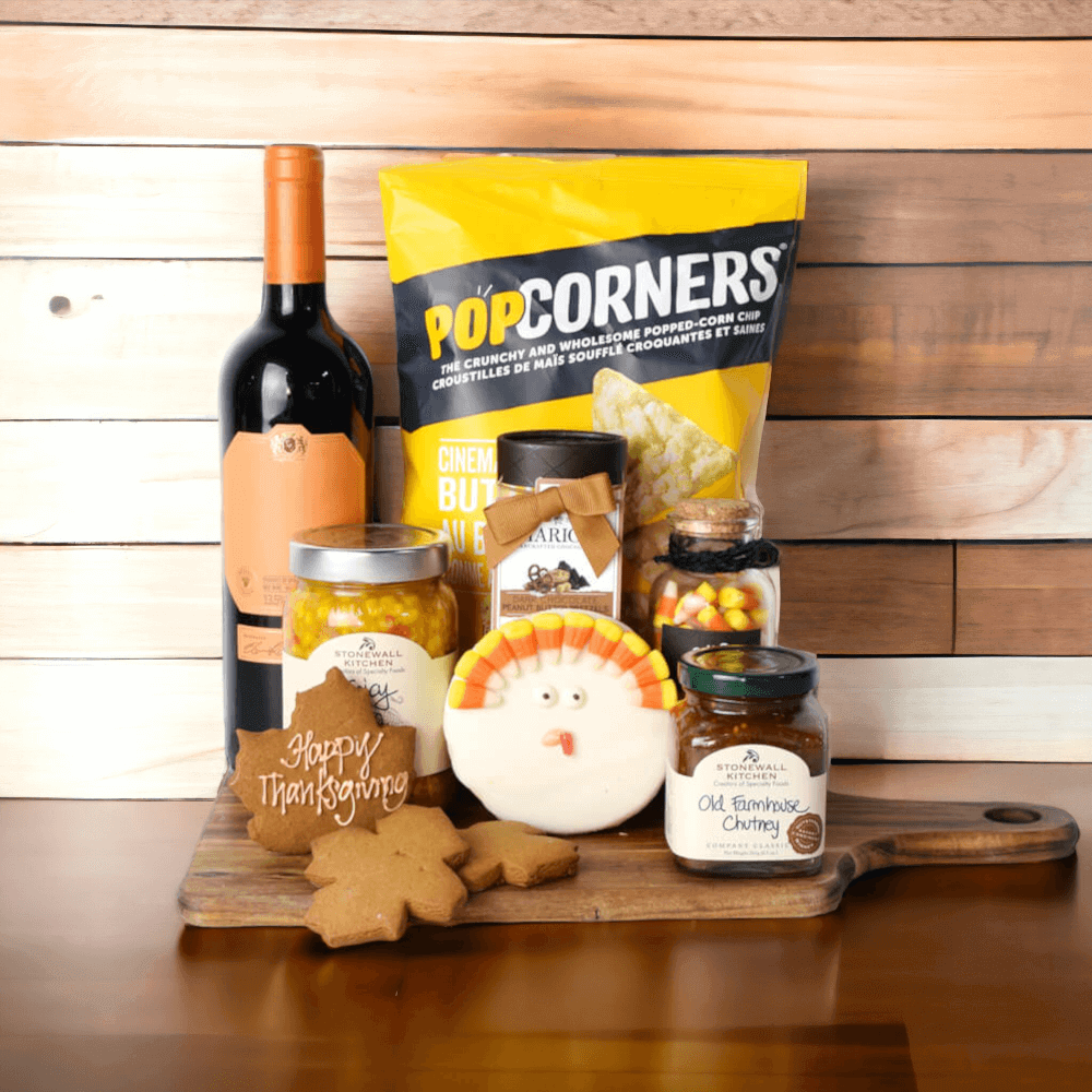  Thanksgiving is the perfect time to show your loved ones you care about them with a delicious and festive Thanksgiving gift set.