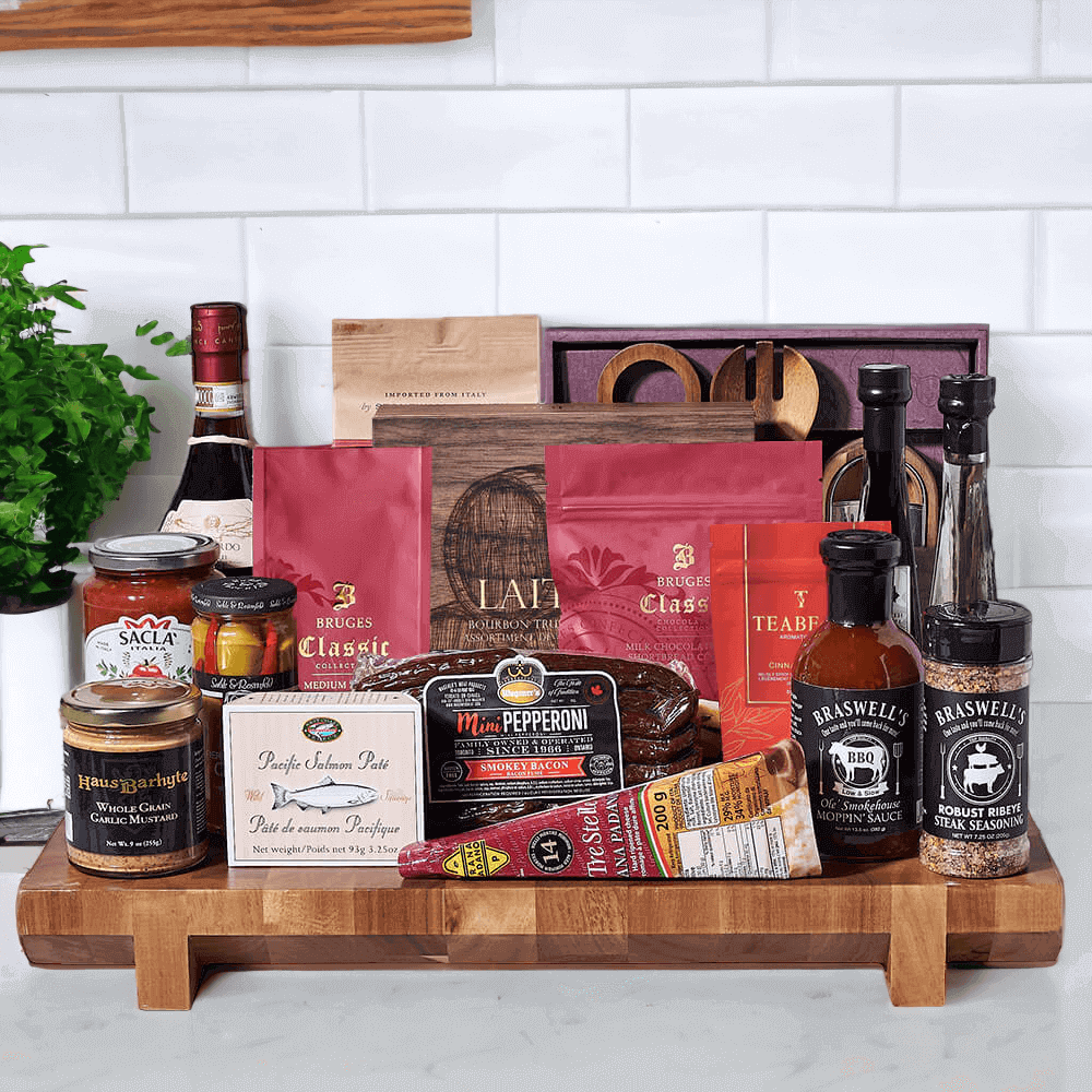 Tuscan Leonardo Red Wine & Pasta Dinner Set has everything one might need to prepare a decadent pasta feast with a taste of sunny Tuscany.