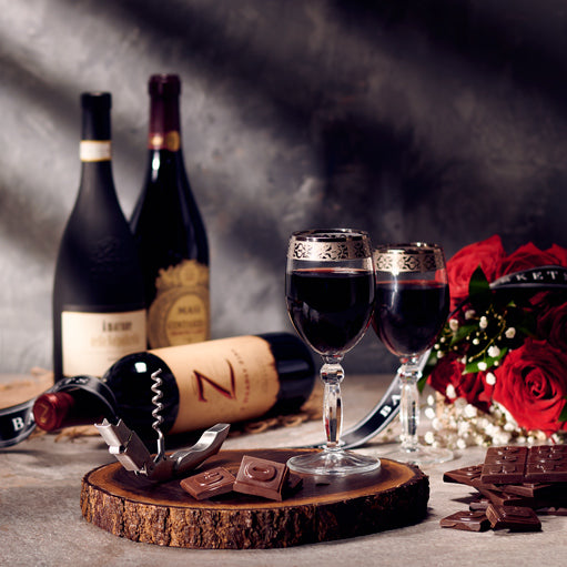 Premium red wine gift