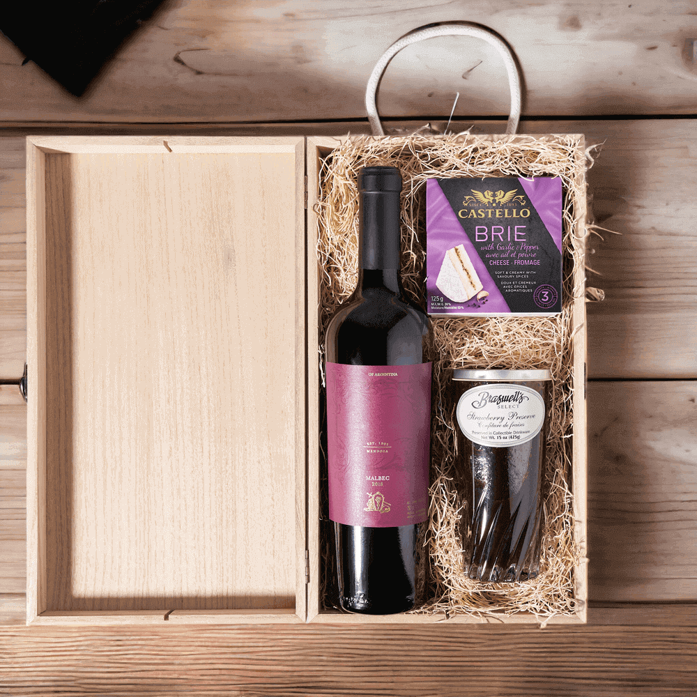Wine Gift Baskets - Vintage Wine & Chocolate Gift Box - Monthly Sommelier  USA